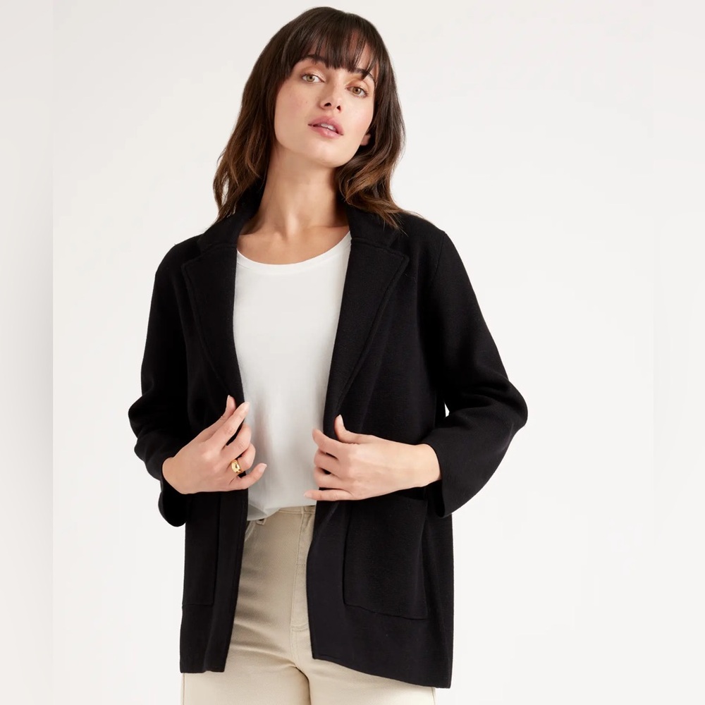 Quince Black Women's Blazer